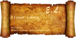 Eizner Laura névjegykártya